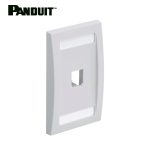 Panduit CFPE1IWY Pan-Net Faceplate 1 o 2 puertos Blanco
