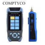 Vista frontal y vista lateral derecha del producto COMPTYCO OTDR AUA900d 1310/1550nm 24/22db | VFL OLS OPM