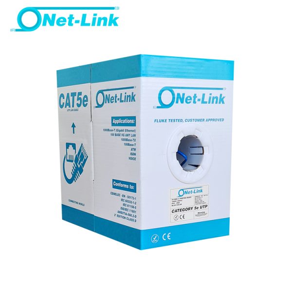 Presentación exterior del Net-Link cable CAT5e 100% cobre PVC-CMX